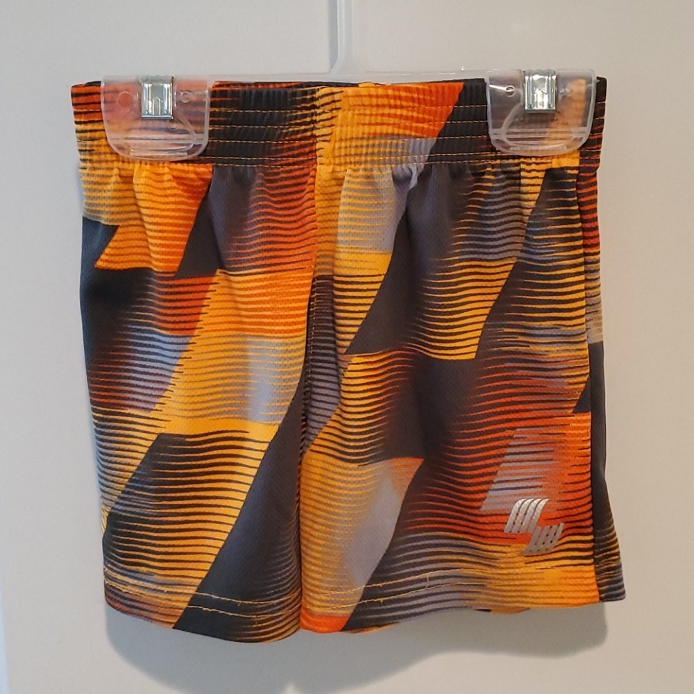 Orange Multi Color Shorts